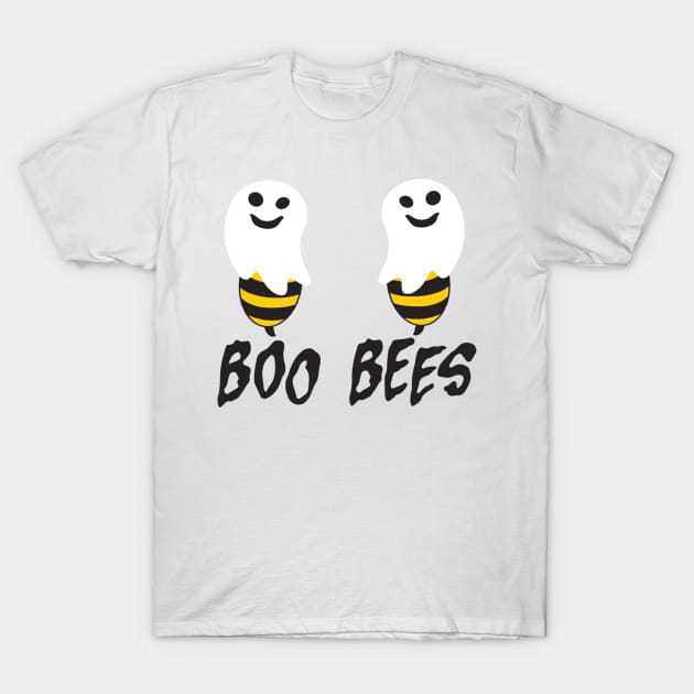 Funny Halloween Boo Bees Design design T-Shirt by Blue Zebra